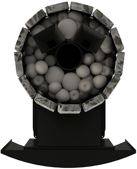 Банная печь Grill'D Cometa Vega 180 Window Stone (Серпентинит) — изображение 7