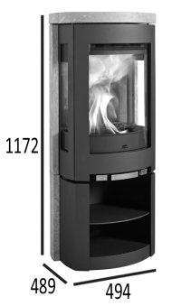 Печь-камин Jotul F 377 (панели из стеатита) — изображение 2