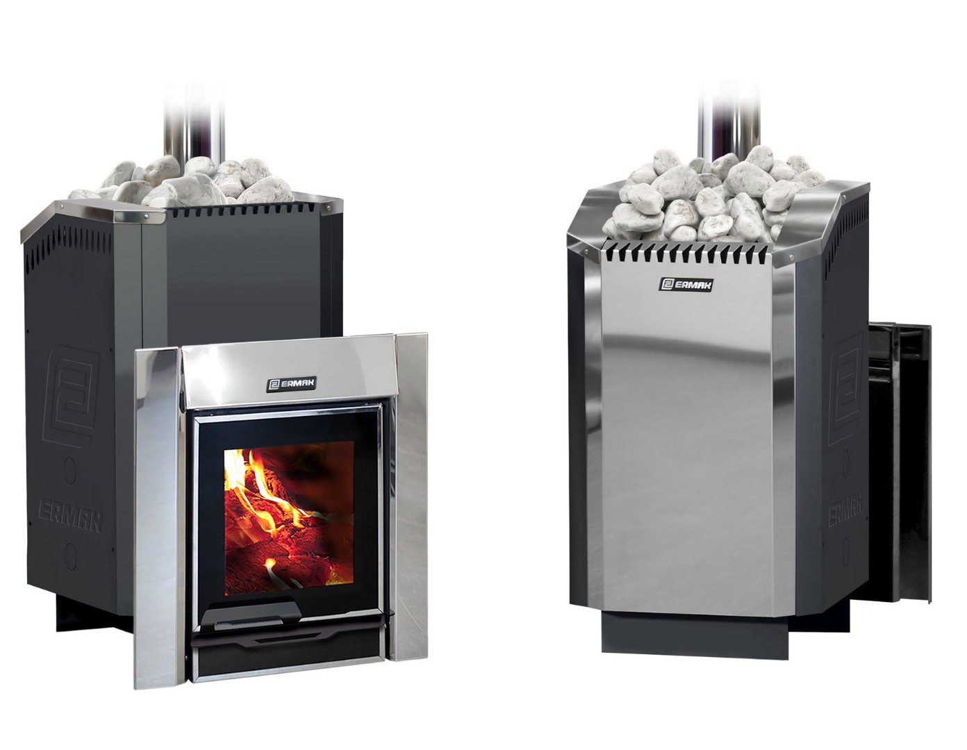 Банная печь Ермак 20-Премиум Сталь