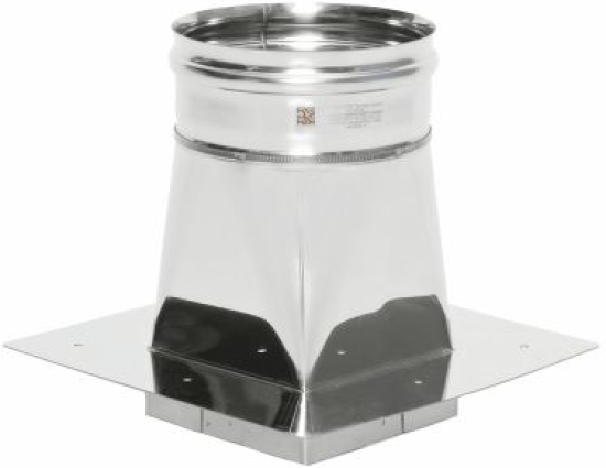 Переход с прямоугольника в диаметр ППKM-Р (М) D 200, 430, 1.0 L 130/ 260/ H 250