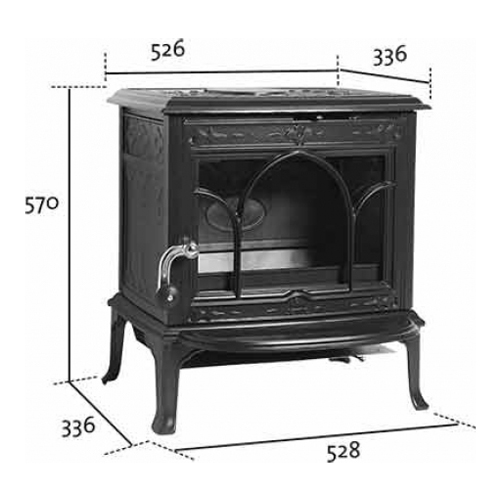 Печь-камин Jotul F 100 BP — изображение 2