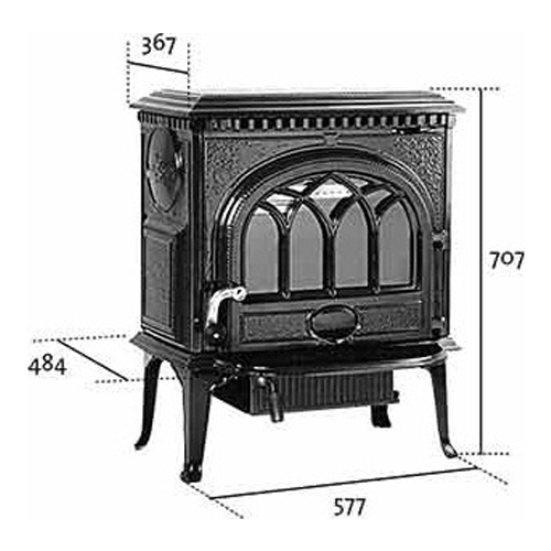 Печь-камин Jotul F 3 CB, BRM — изображение 2
