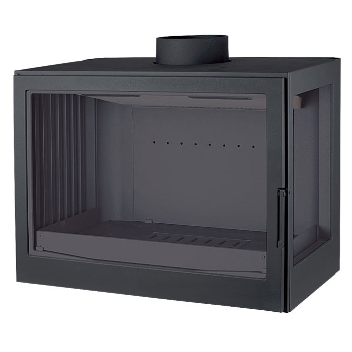Каминная топка Liseo Castiron LCI 007 GFR Flat top стекло справа