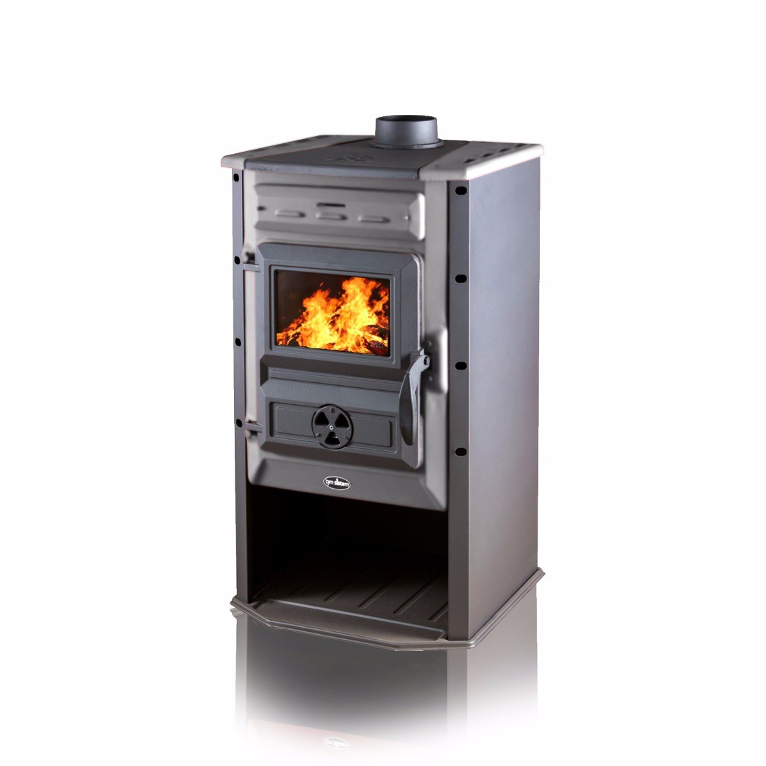 Печь-камин Magic Stove серая