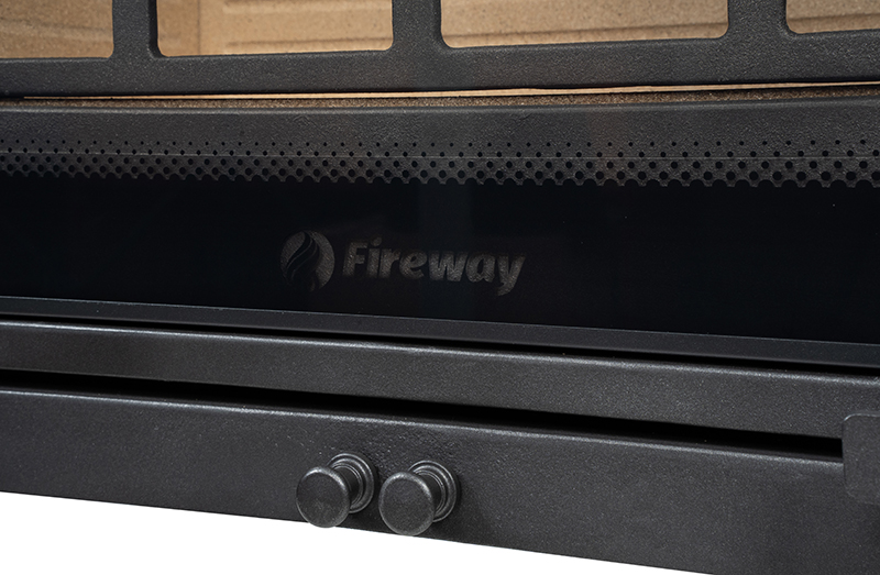 Печь чугунная Fireway SOLO II стекло шелкография — изображение 5