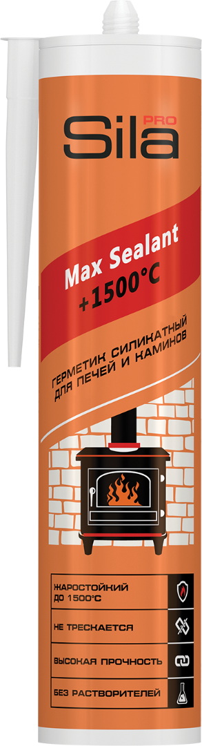 Герметик для печей Sila PRO Max Sealant 1500 280 ml