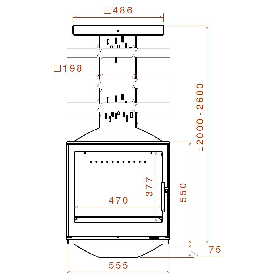 ΠΠ΅ΡΡ-ΠΊΠ°ΠΌΠΈΠ½ Liseo Castiron LCI 5 SKY G4Β β ΠΈΠ·ΠΎΠ±ΡΠ°ΠΆΠ΅Π½ΠΈΠ΅ 3