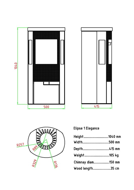 ΠΠ΅ΡΡ-ΠΊΠ°ΠΌΠΈΠ½ Sveaflame Elipse 1B EleganceΒ β ΠΈΠ·ΠΎΠ±ΡΠ°ΠΆΠ΅Π½ΠΈΠ΅ 2