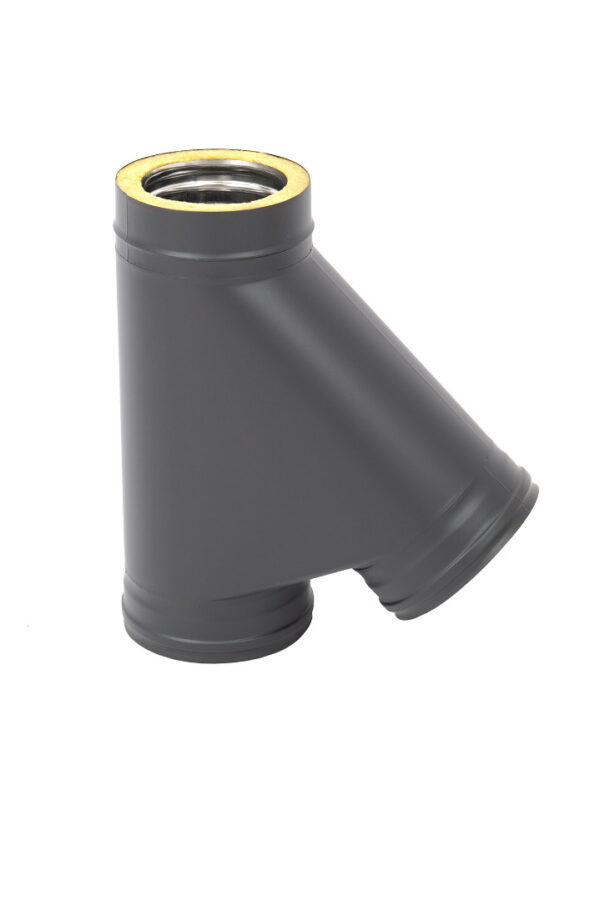 Тройник Термо 45* ТРТ-Р 430-0.8/430 D115/200 Black