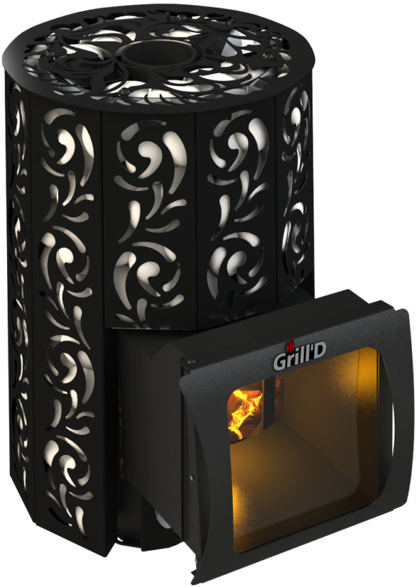 Банная печь Grill'D Violet Short Window Max