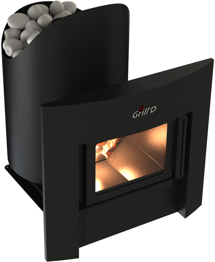 Банная печь Grill'D Aurora 160 Window (дверца со стеклом)