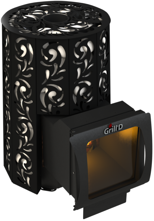 Банная печь Grill'D Violet Long Window Max