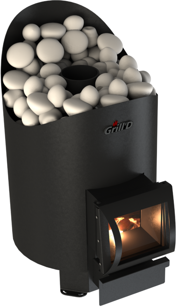 Банная печь Grill'D Aurora 160 Short (дверца со стеклом)